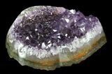 Purple Amethyst Crystal Heart - Uruguay #76778-1